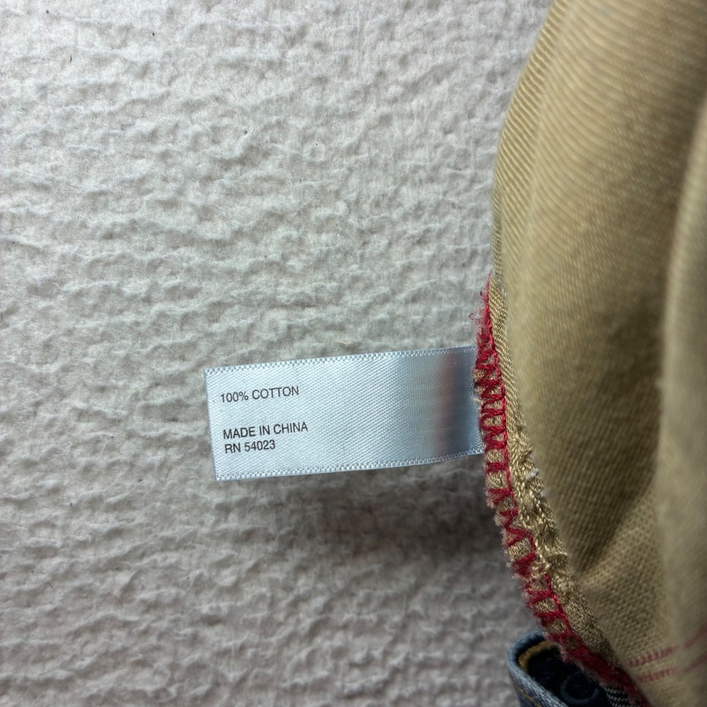 Y2K Banana Republic Boot Cut Jeans Men‎ 32x30 Blue Faded Whiskered Loose Vintage - Picture 8 of 8